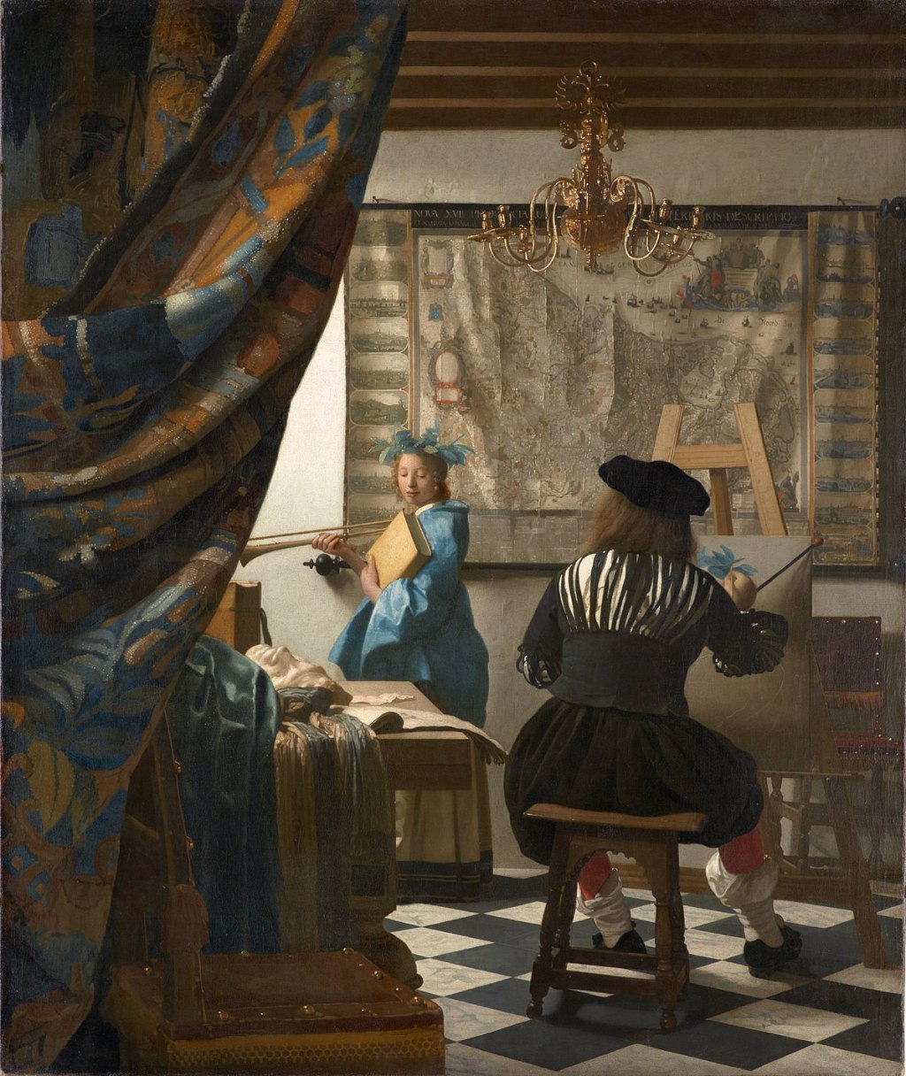 Homage to Art by Johannes Vermeer